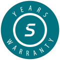 5 years warranty